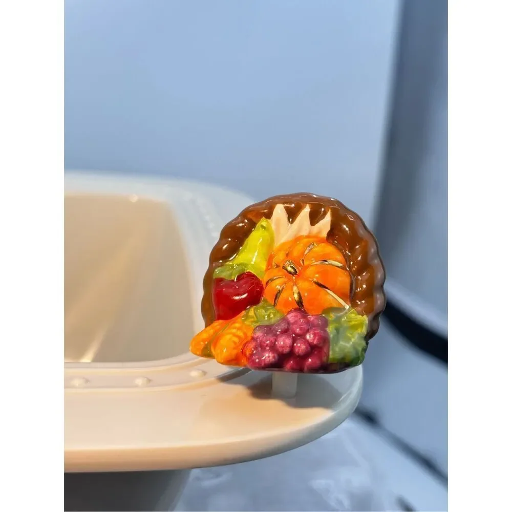 Nora Fleming Mini cornucopia platter charm
